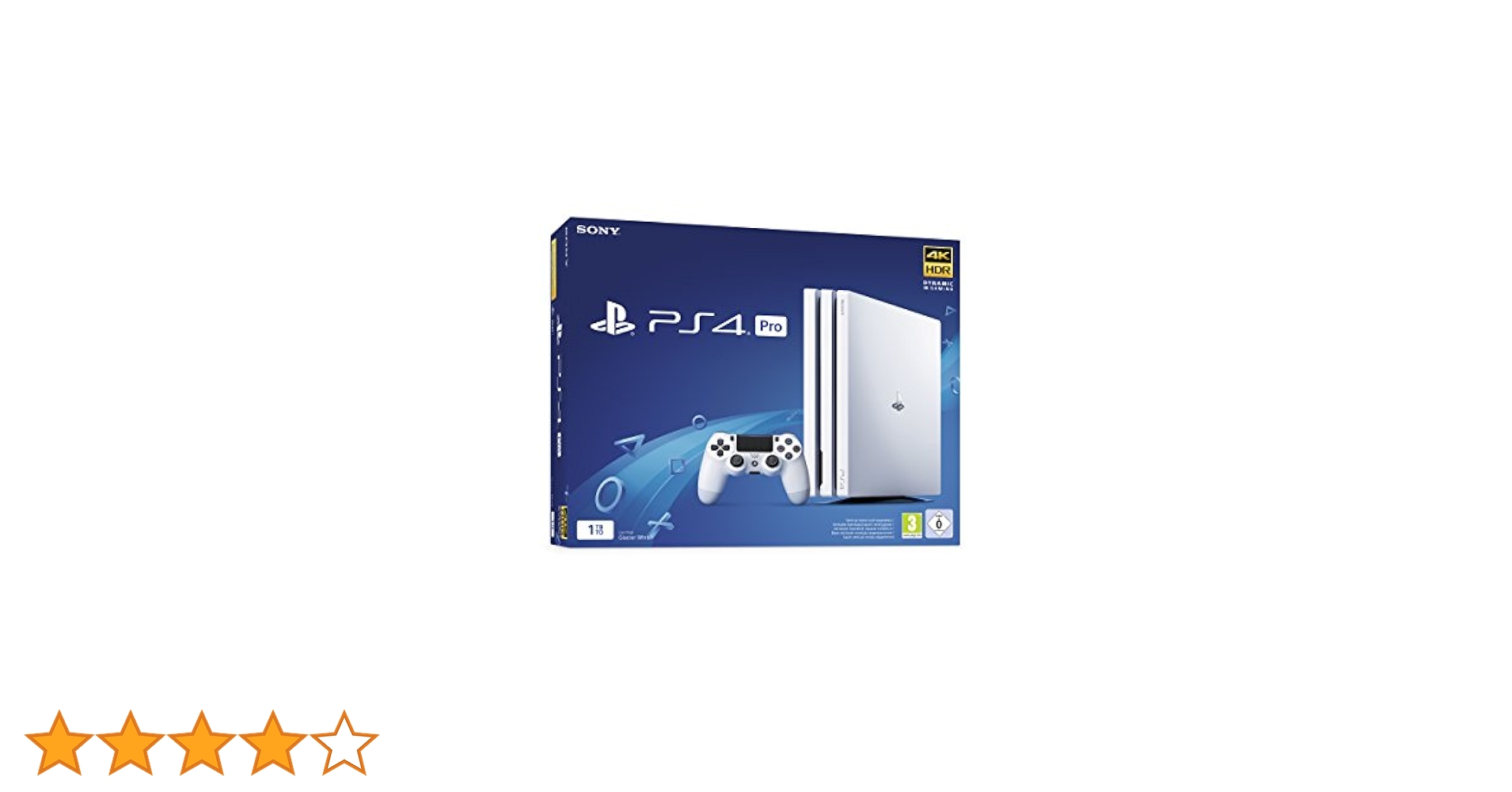 PlayStation4 - PS4 Pro 1TB【ほぼ新品】人気色ホワイト Console Playstation 4 Pro 1to Blanche : Amazon.pl: Gry wideo